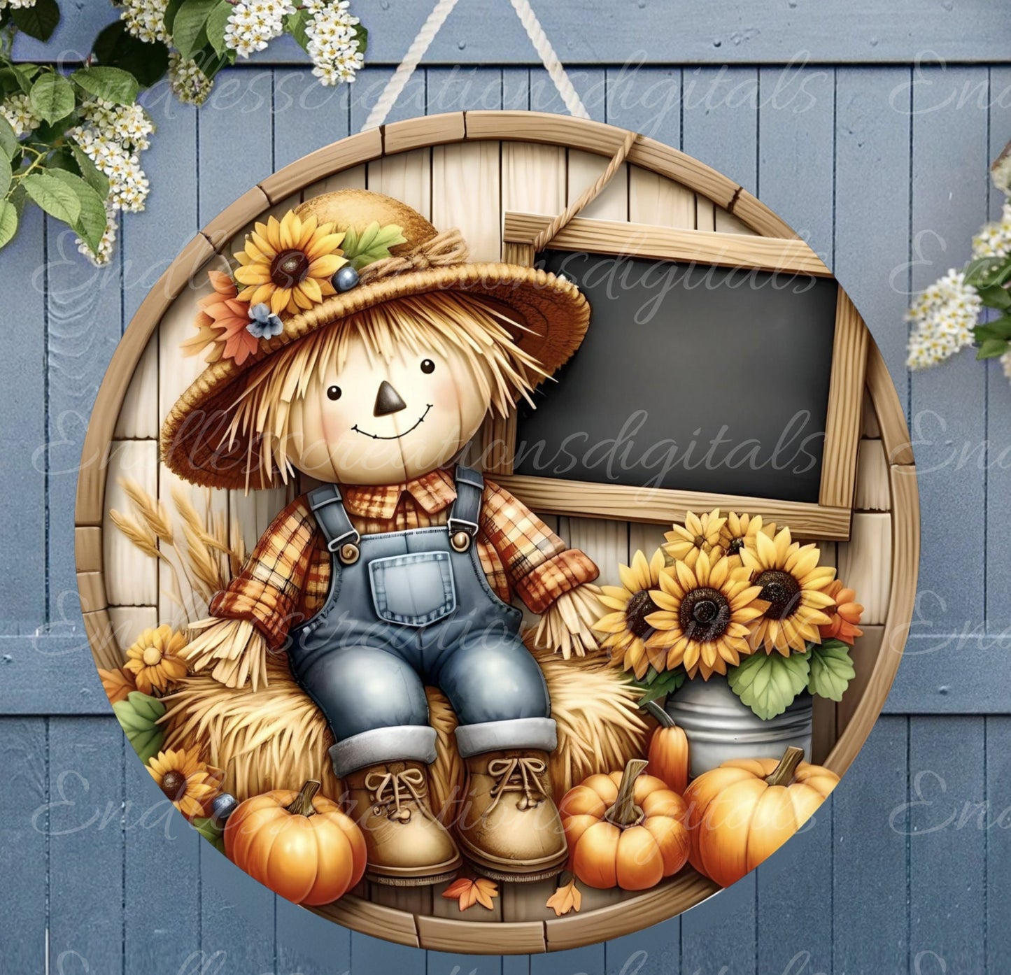 FALL SCARECROW ROUND
