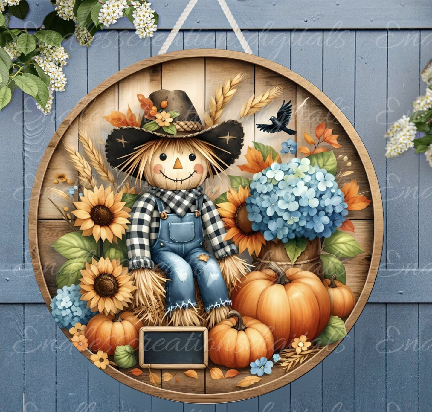 FALL SCARECROW ROUND