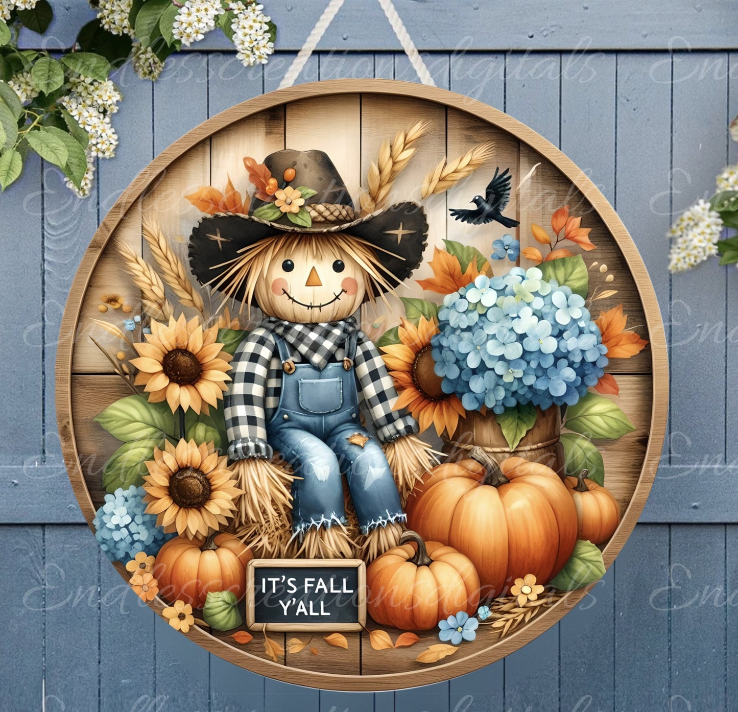 FALL SCARECROW ROUND