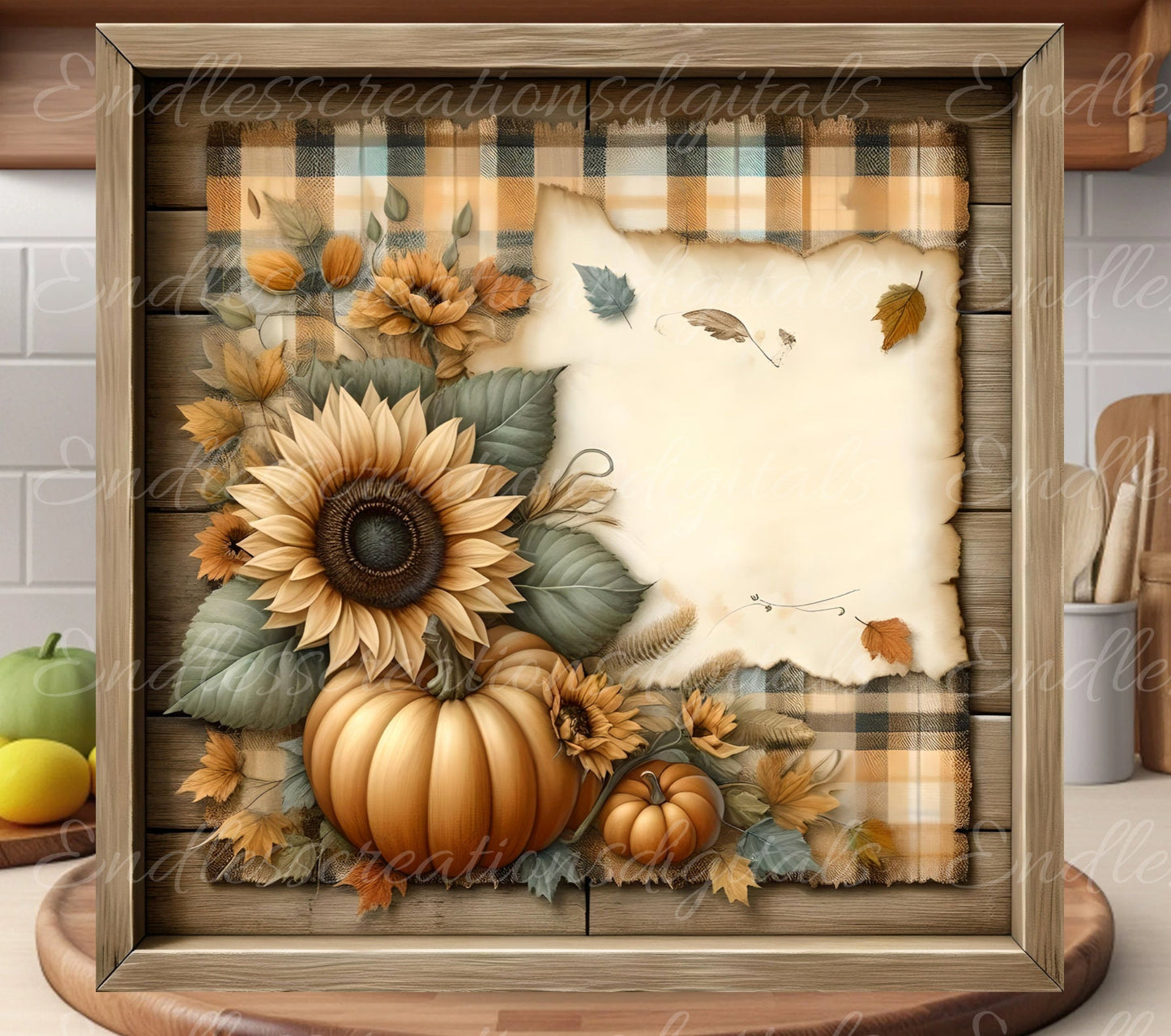 FALL THANKFUL GRATEFUL BLESSED SQUARE
