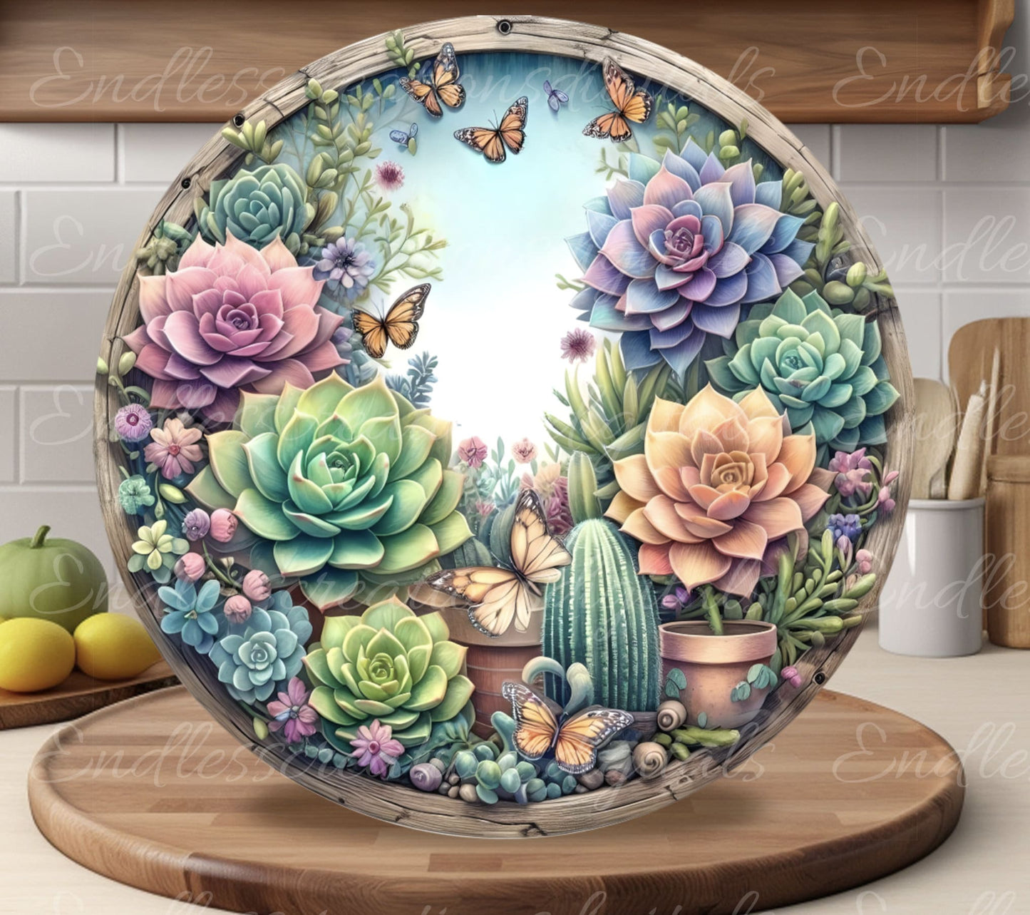 HOME SWEET HOME door hanger, wreath sign, round cutting board png, for sublimation high resolution,2 files for download, 1 add your own text