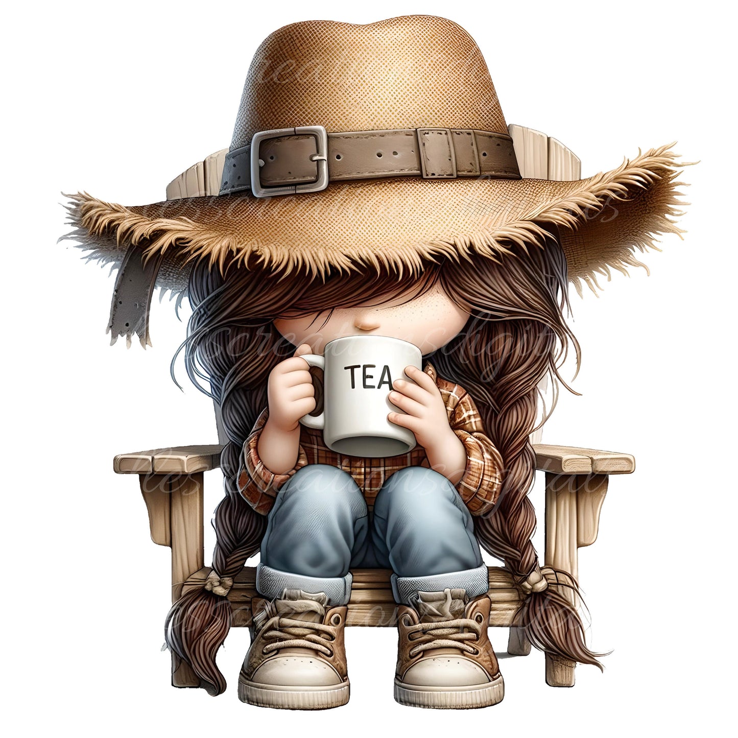ADIRONDACK CHAIR CAMPING GIRLS sublimation package high definition 300png, transparent package of 5