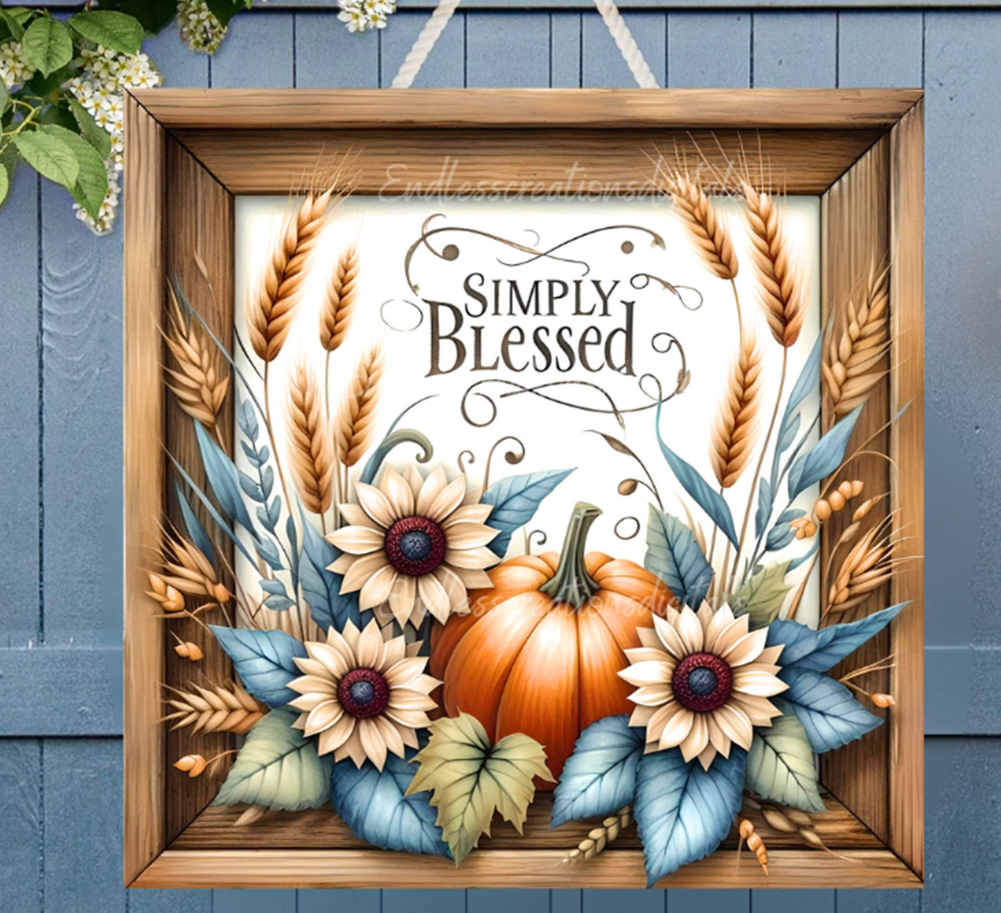 FALL SQUARE SIMPLY BLESSED