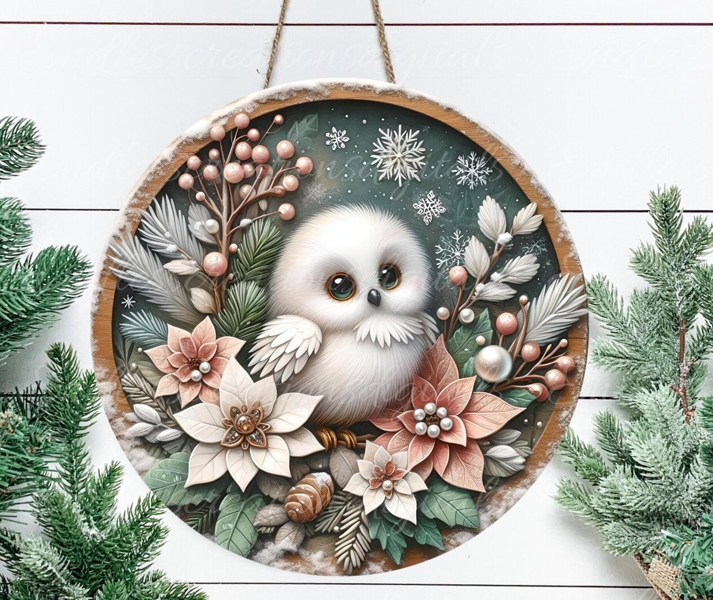 WINTER SNOW OWL