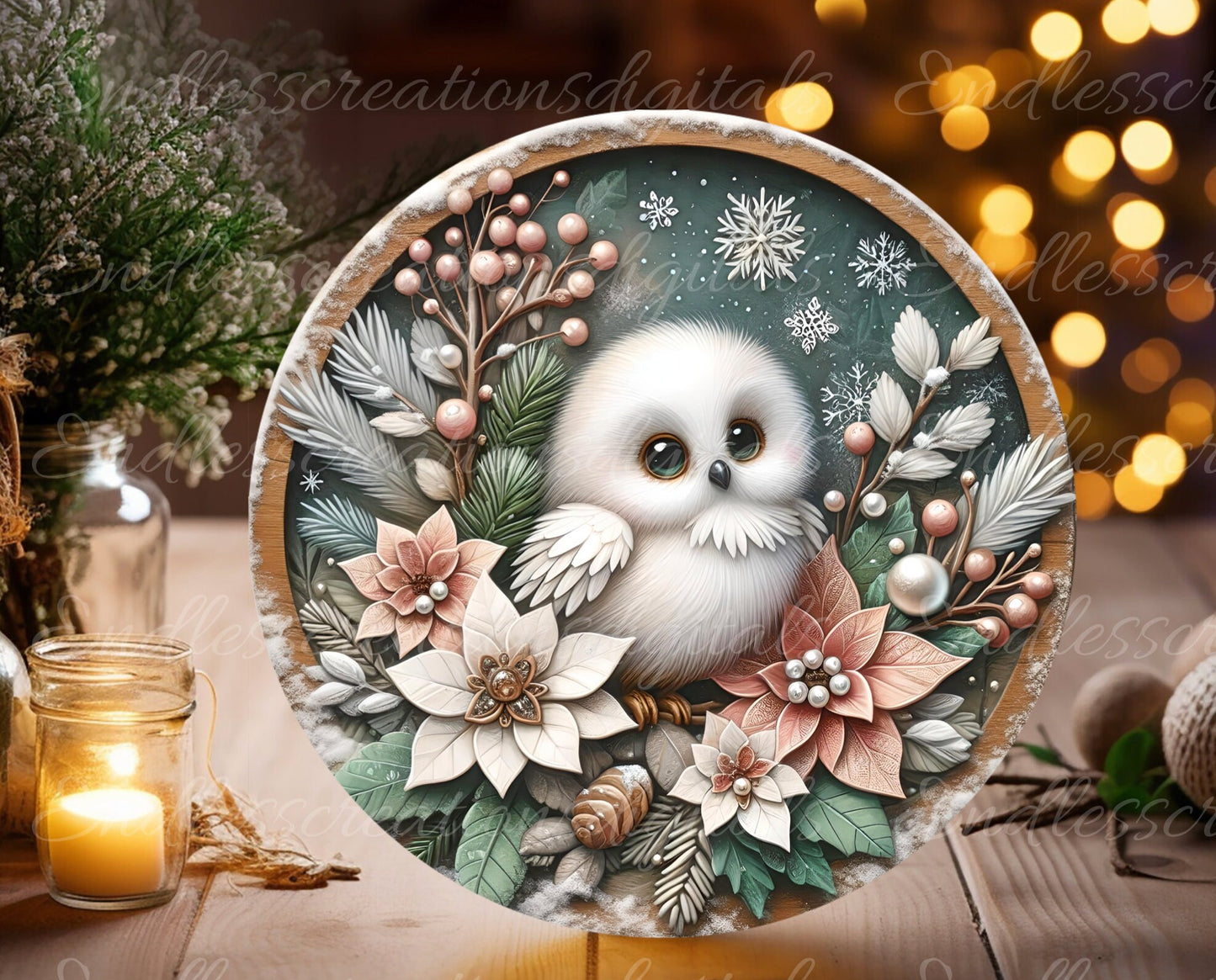 WINTER SNOW OWL