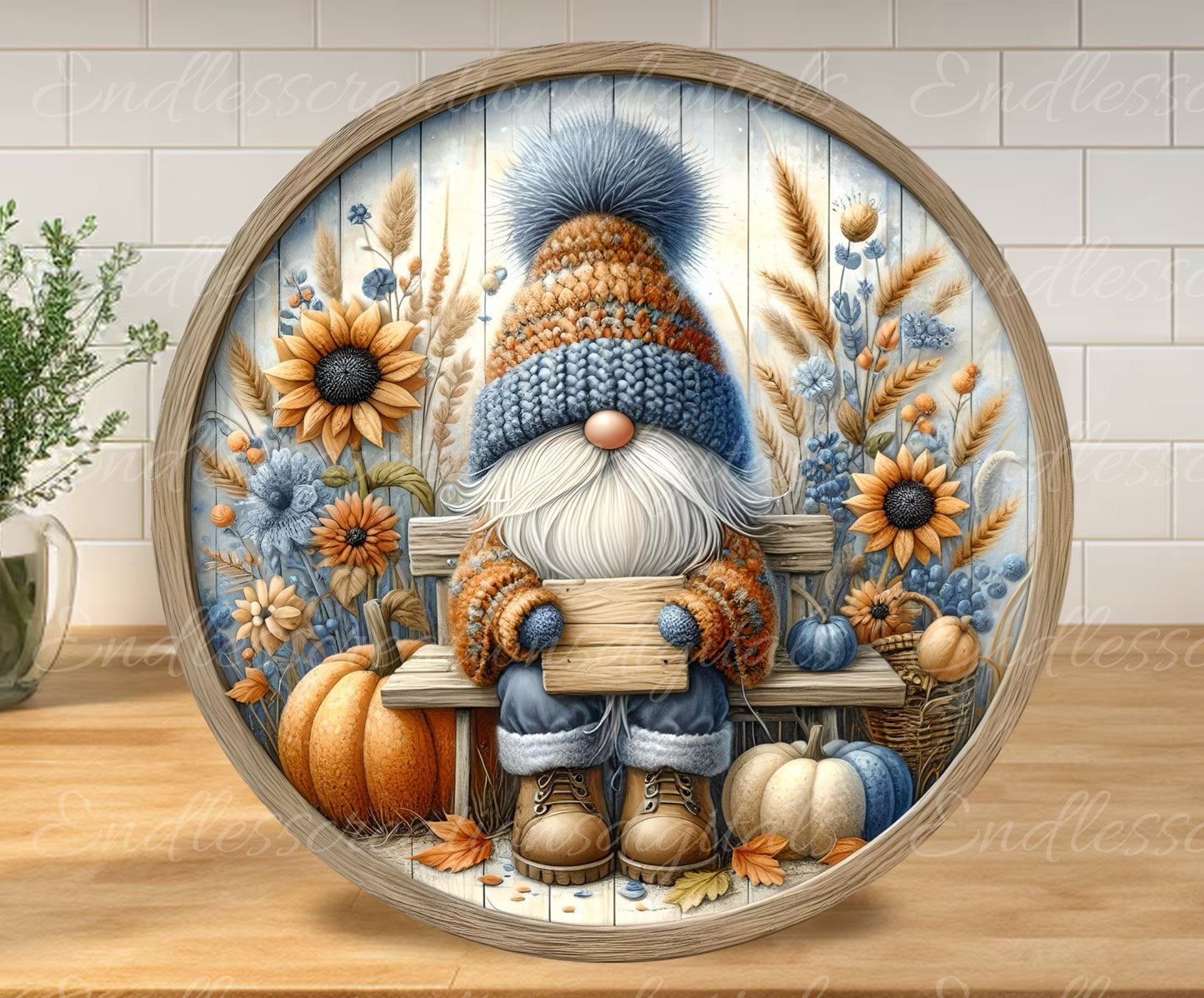 FALL GNOME DOOR HANGER