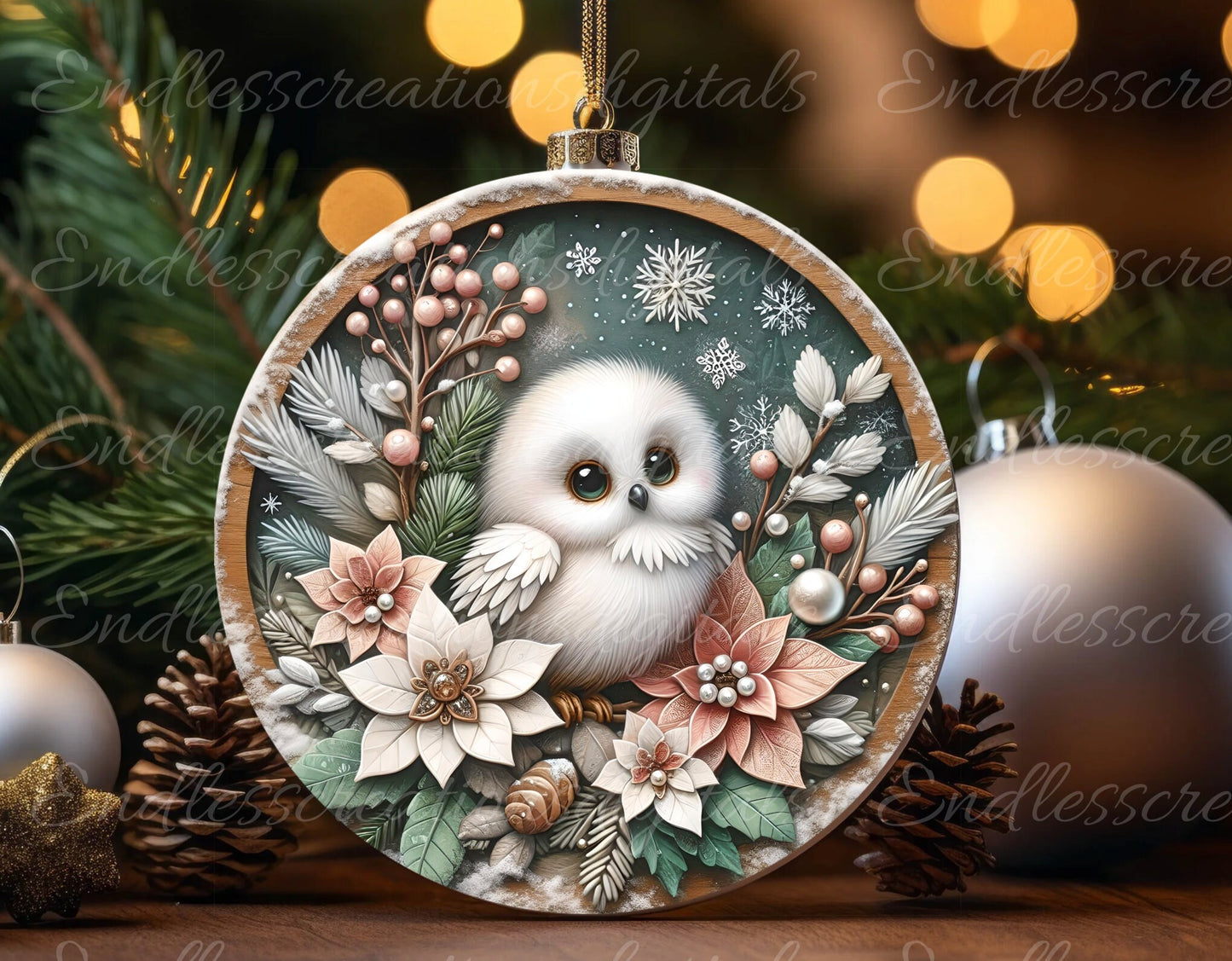 WINTER SNOW OWL