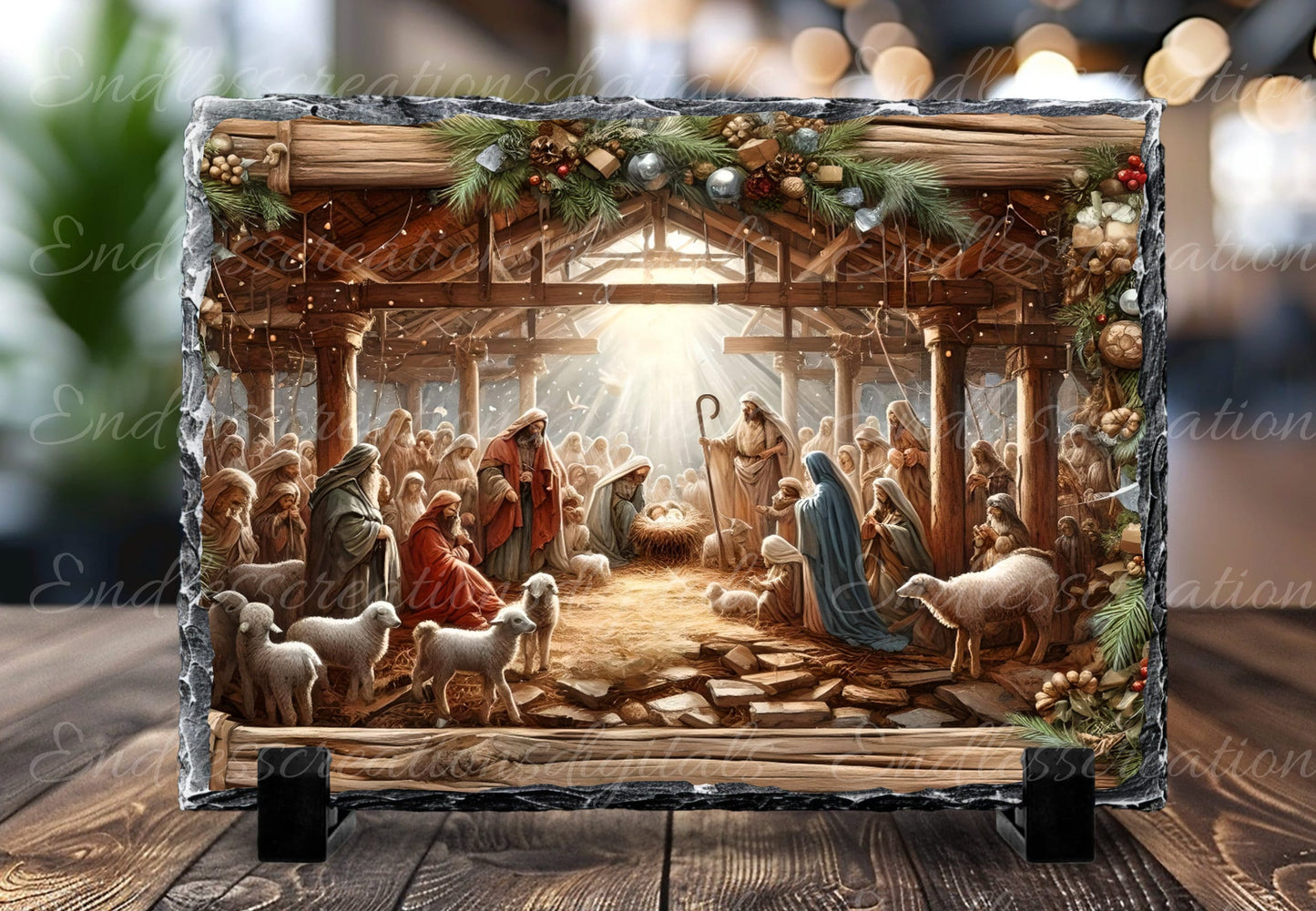 NATIVITY SCENE CUTTING board, sublimation slates, aluminum signs sublimation high resolution
