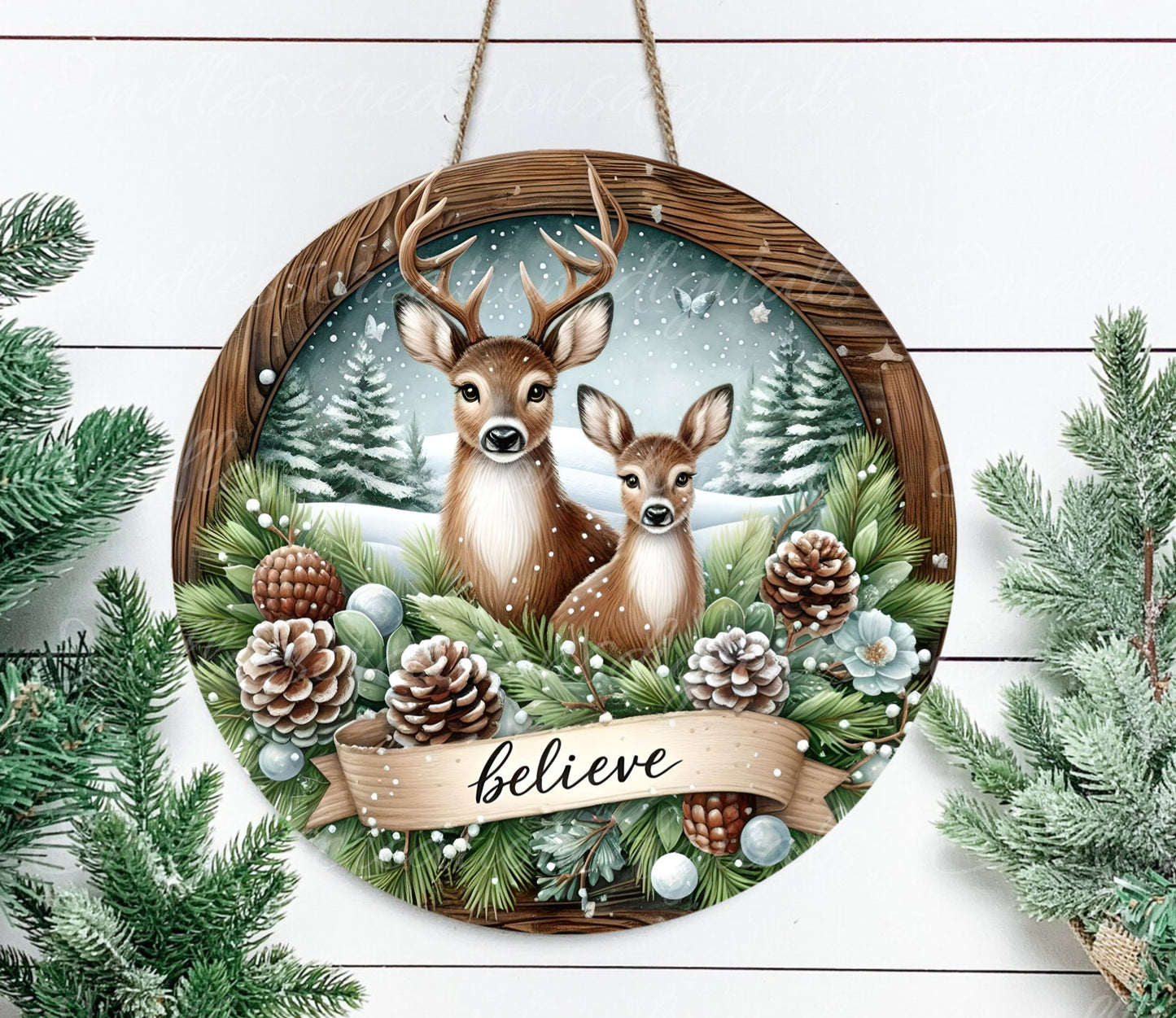 ROUND WINTER DEER