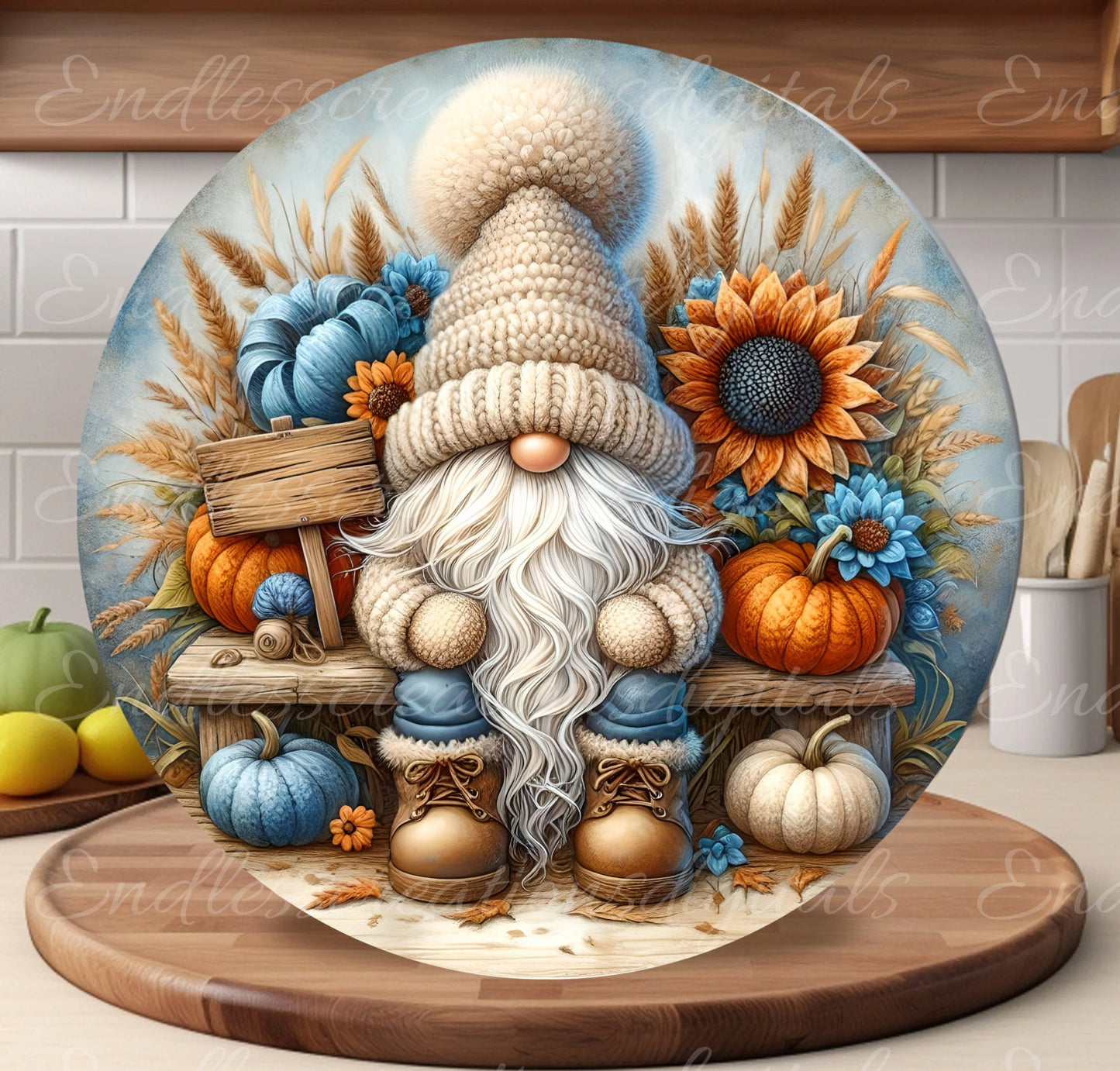 FALL GNOME DOOR HANGER