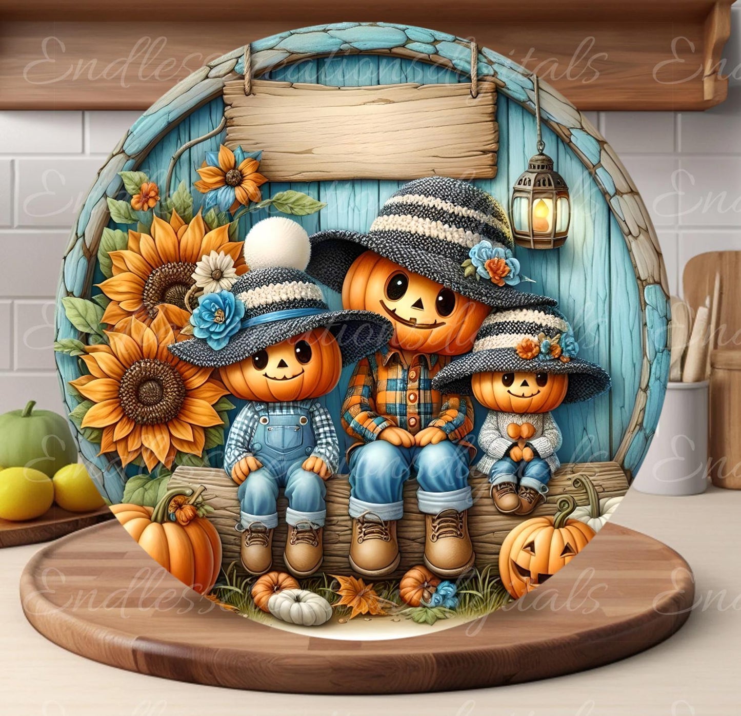 HAPPY FALL PUMPKINHEAD FAMILY