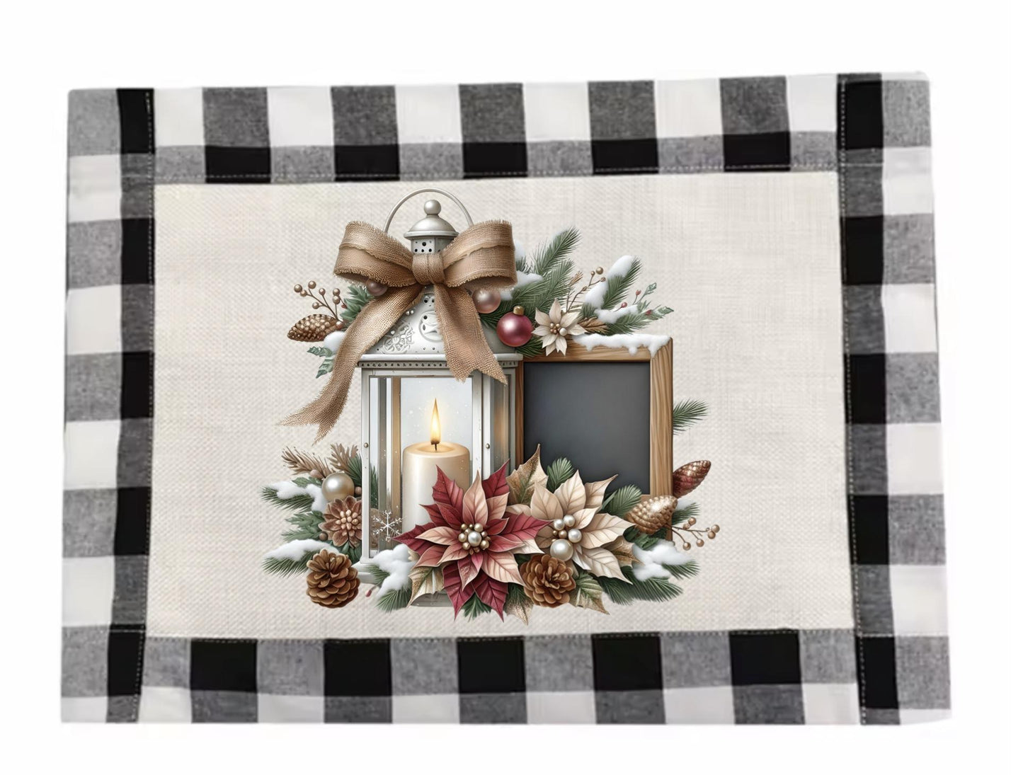WINTER LANTERNS PILLOW TRANSPARENCIES