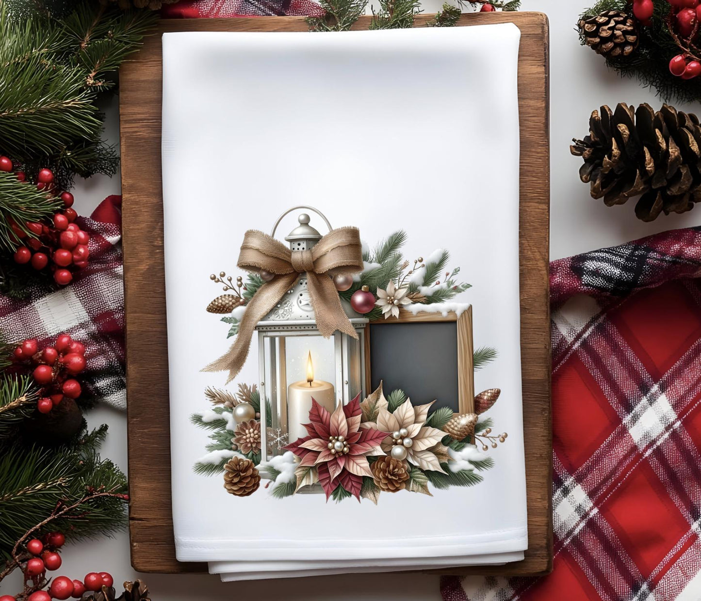 WINTER LANTERNS PILLOW TRANSPARENCIES