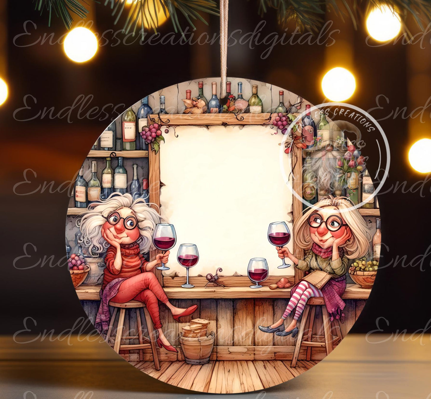 GOOD FRIENDS STORIES Christmas Ornament/Gift Tag