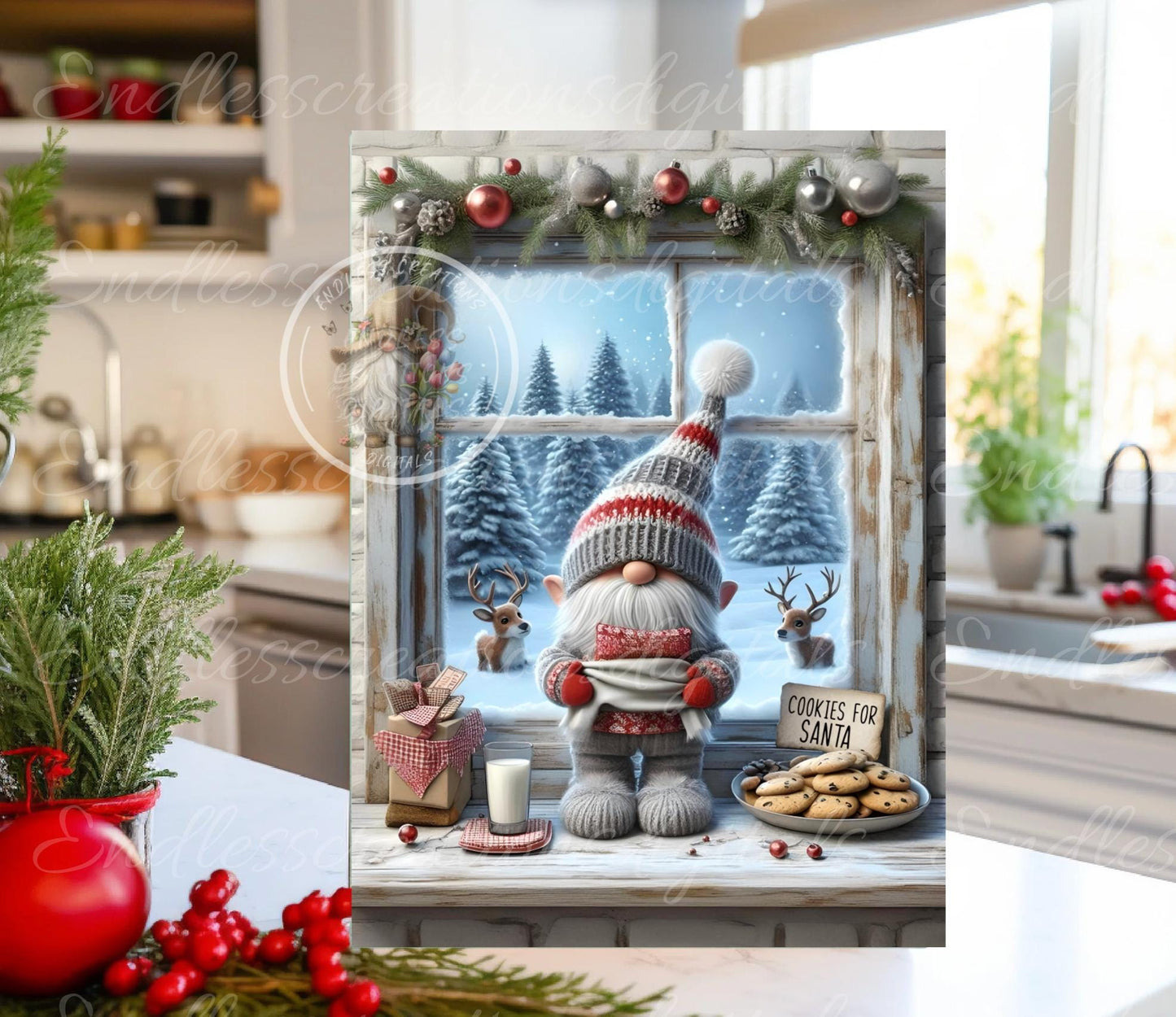 COOKIES FOR SANTA portrait cutting board sublimation sublimation high resolution, 2 files for download, 1 add your own text, can be resized