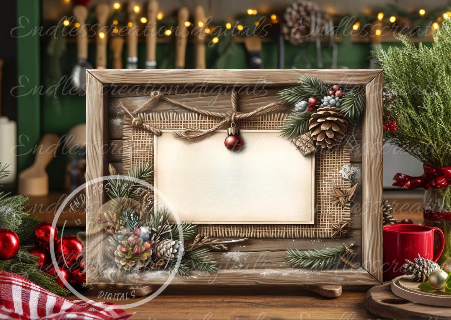 FARMHOUSE CHRISTMAS RECTANGLE