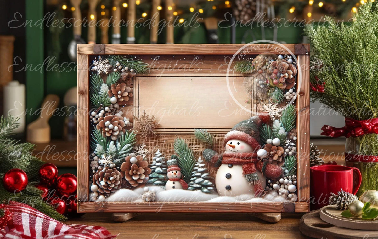 RUSTIC CHRISTMAS SNOWMAN cutting board sublimation sublimation high resolution, 2 files for download 1 add your own text can be resized