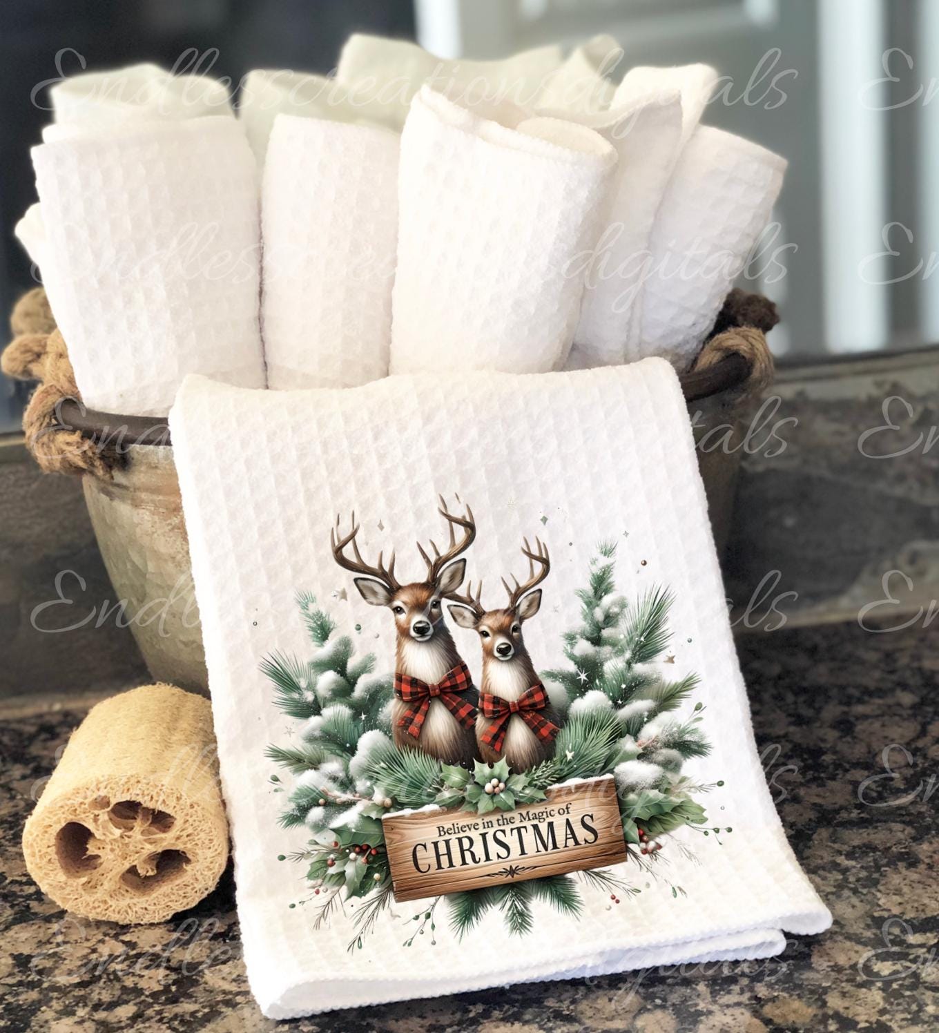 CHRISTMAS DEER TRANSPARENCY BUNDLE