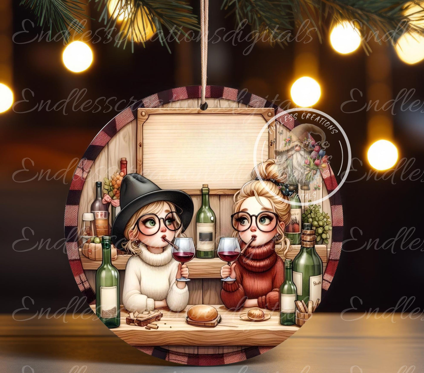 CO-WORKERS FRIEND ORNAMENT/GIFT TAG