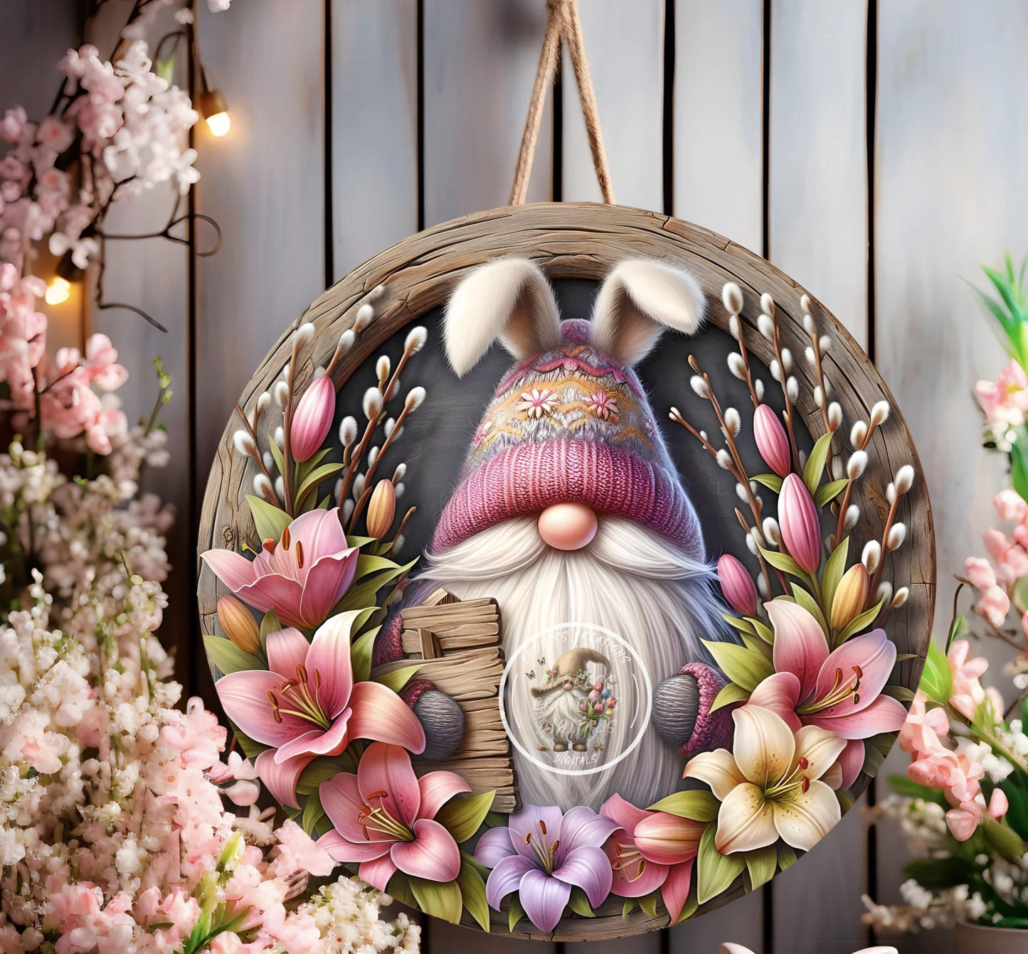 EASTER BUNNY GNOME