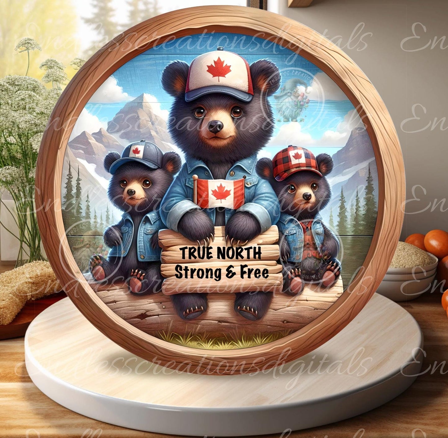 FOUR CANADA BLACK Bears True North