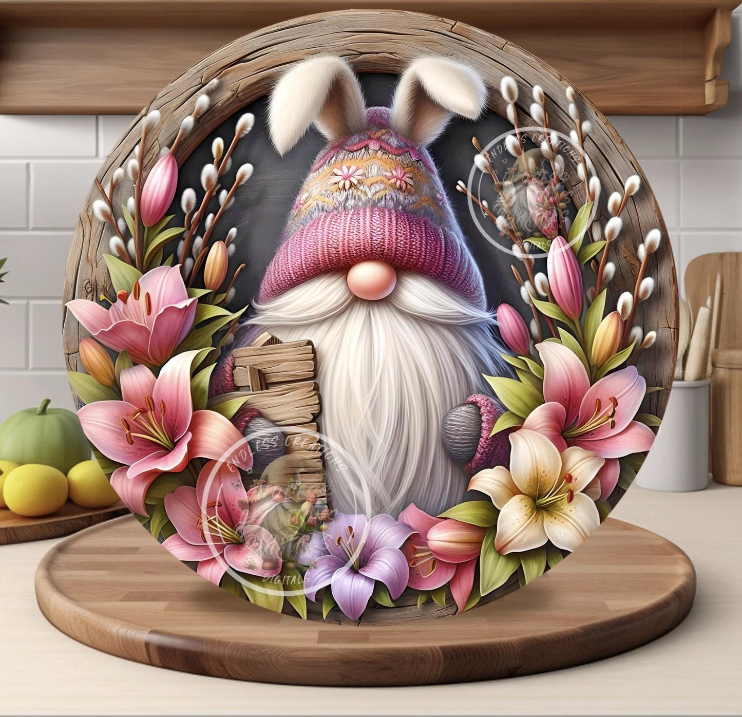 EASTER BUNNY GNOME