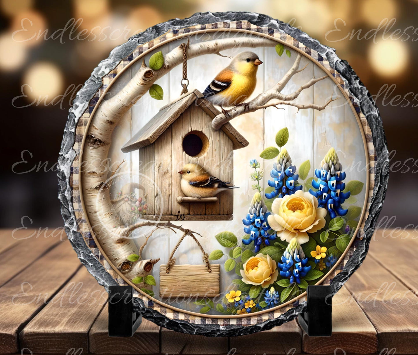 HOME SWEET HOME Finches Birdhouse