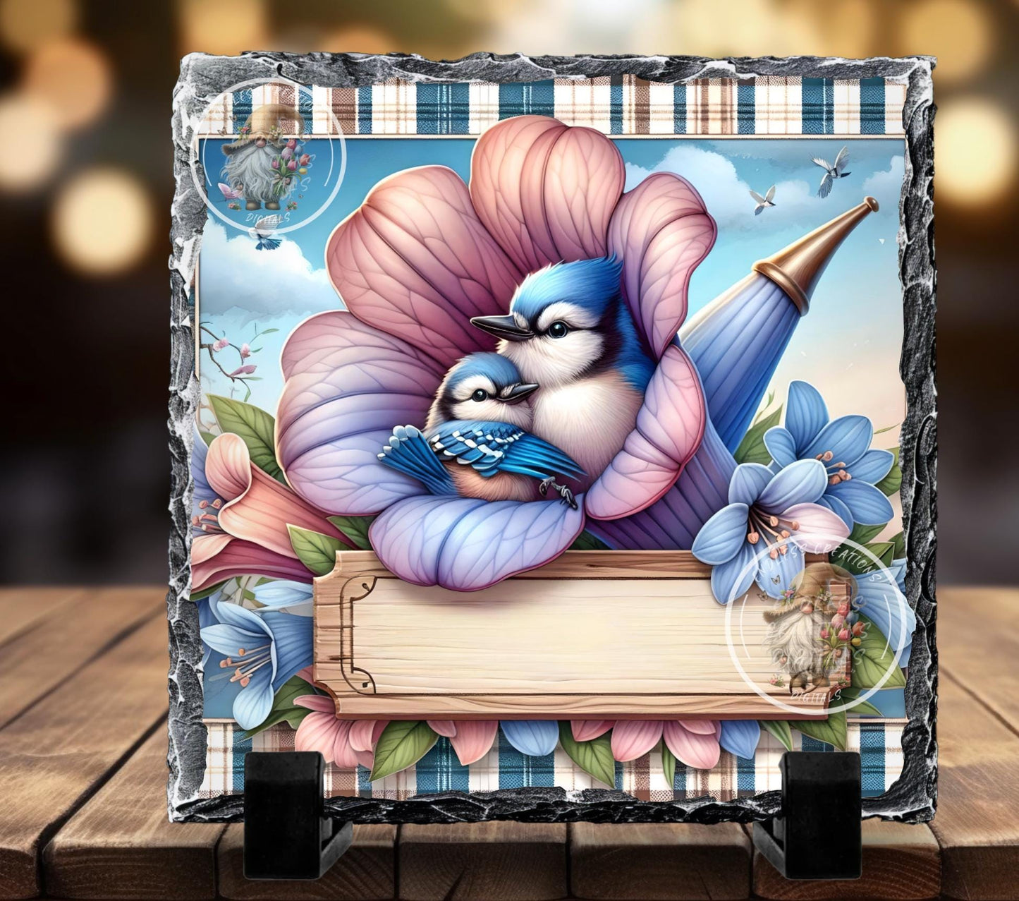 WELCOME SQUARE SPRING Baby Blue Jays