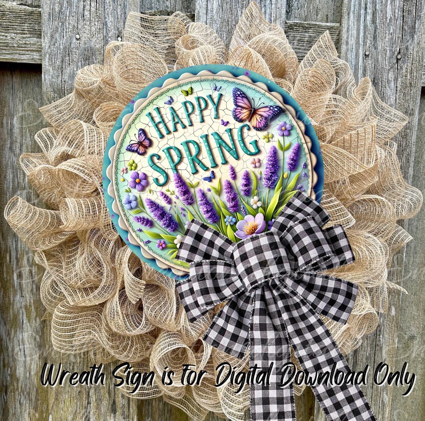 BEAUTIFUL LAVENDER HAPPY Spring Floral