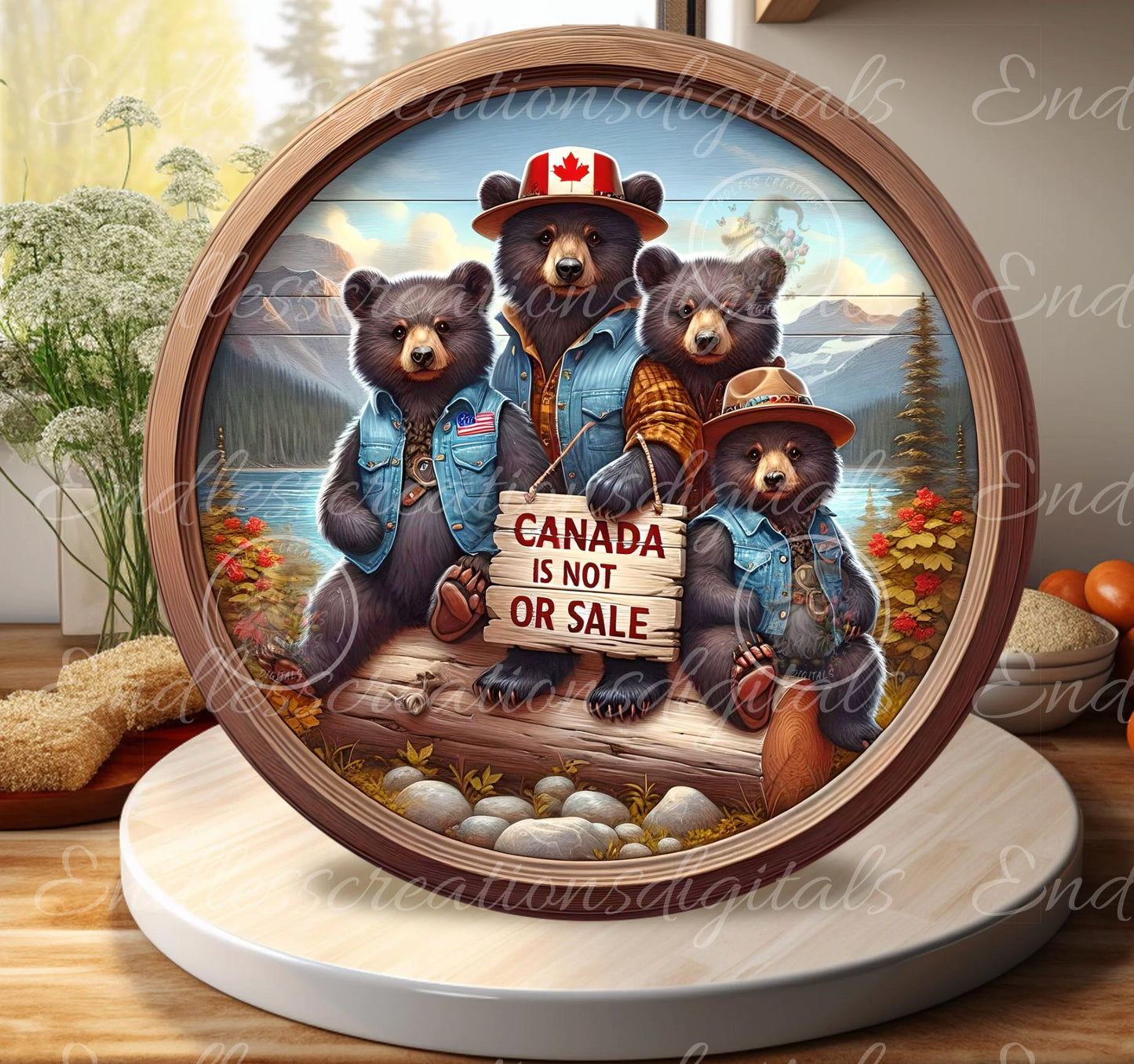 FOUR CANADA BLACK Bears