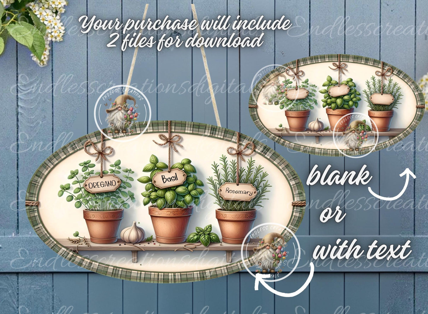 OVAL HERB CLAY OVAL DIGITAL