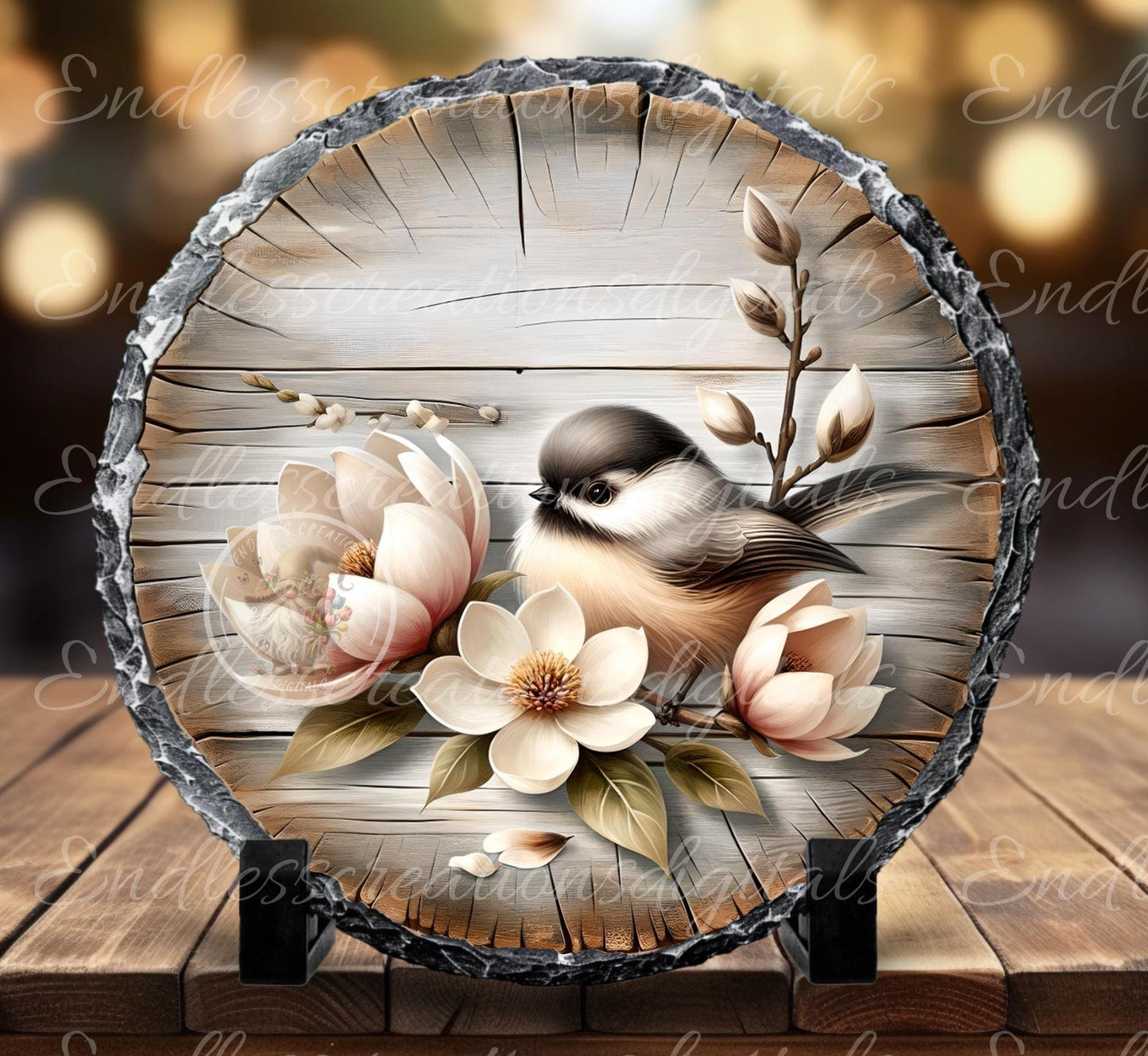 SPRING MAGNOLIA CHICKADEE