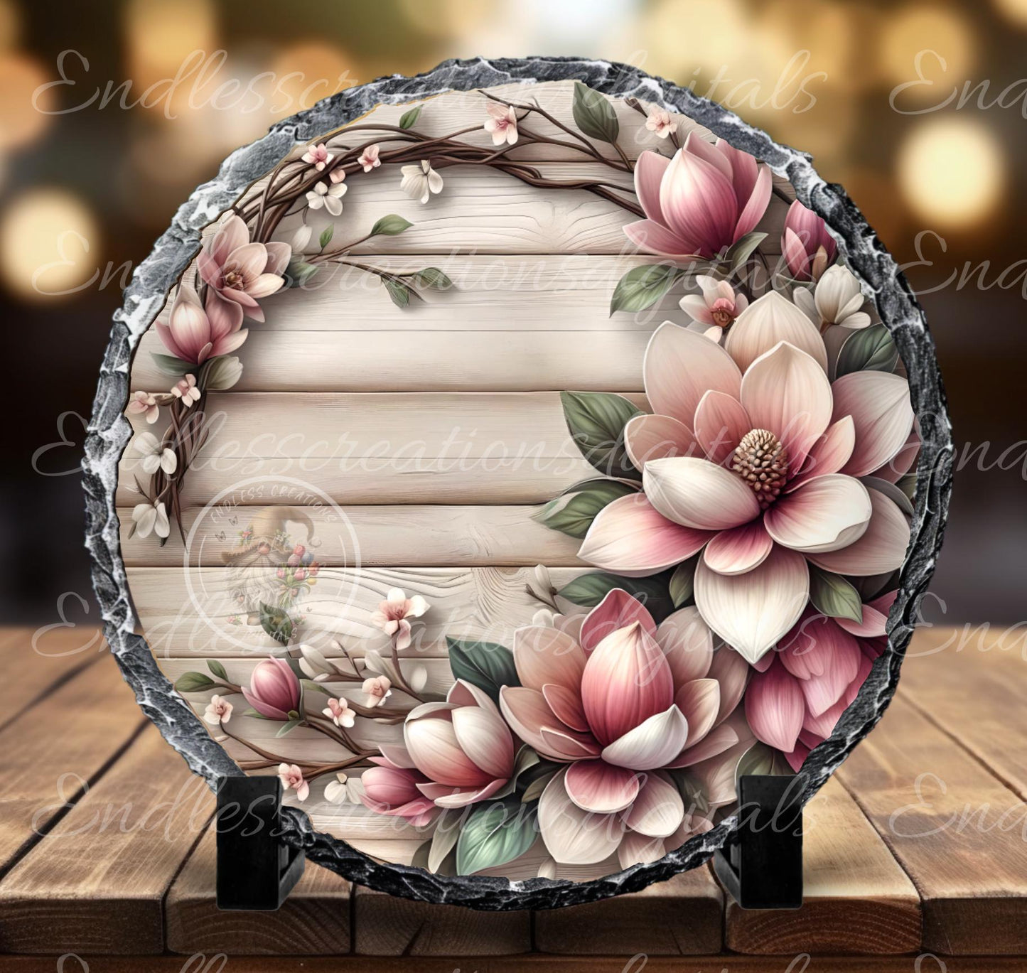 SPRING PINK MAGNOLIA CHICKADEE