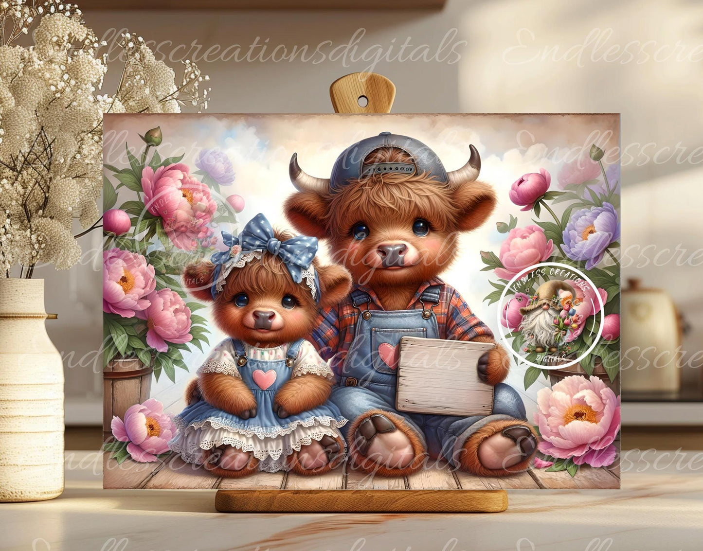 MOM LOVE YOU HIGHLAND COWS MOTHERS DAY