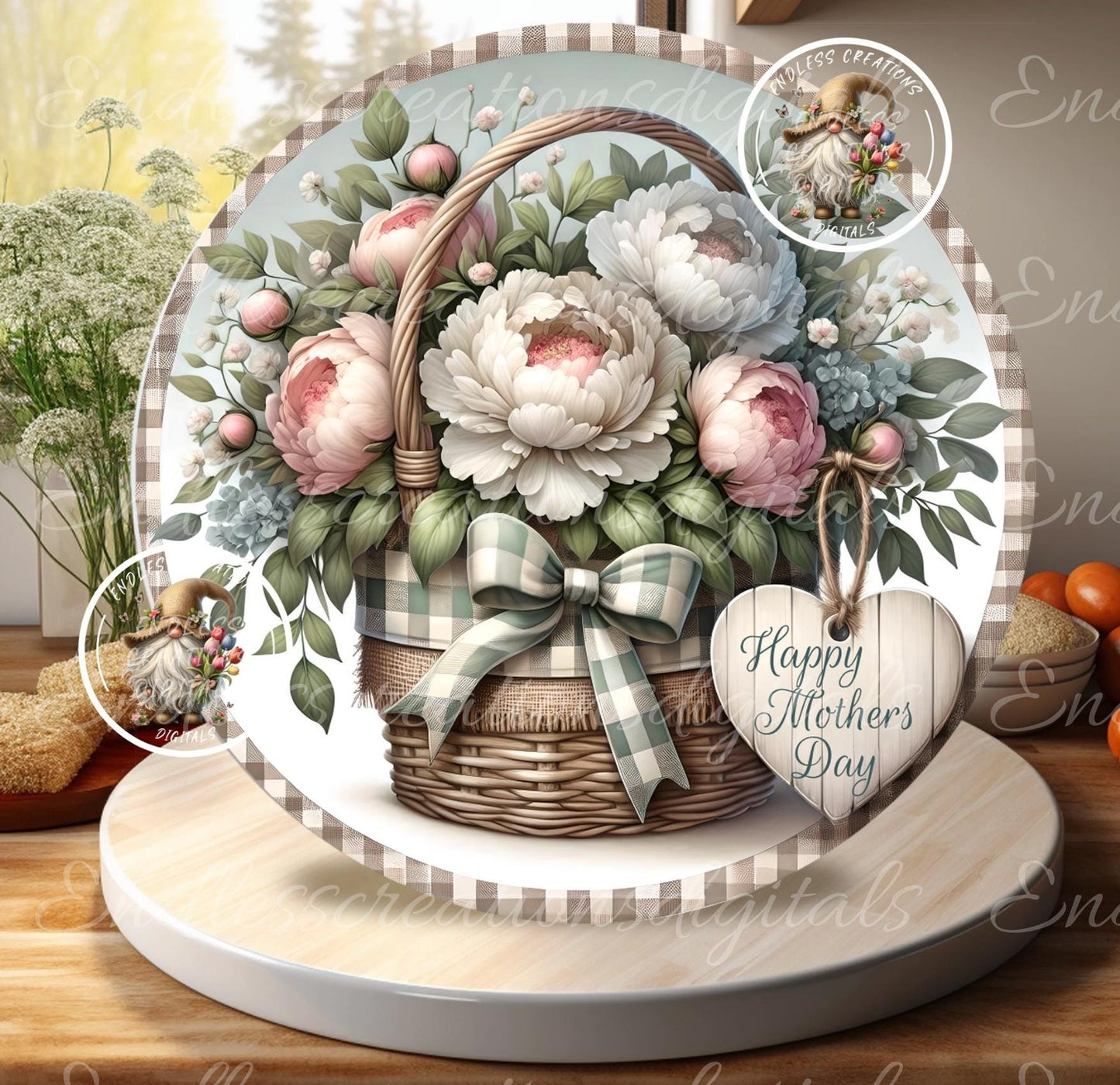 MOTHERS DAY ROUND Door Hanger