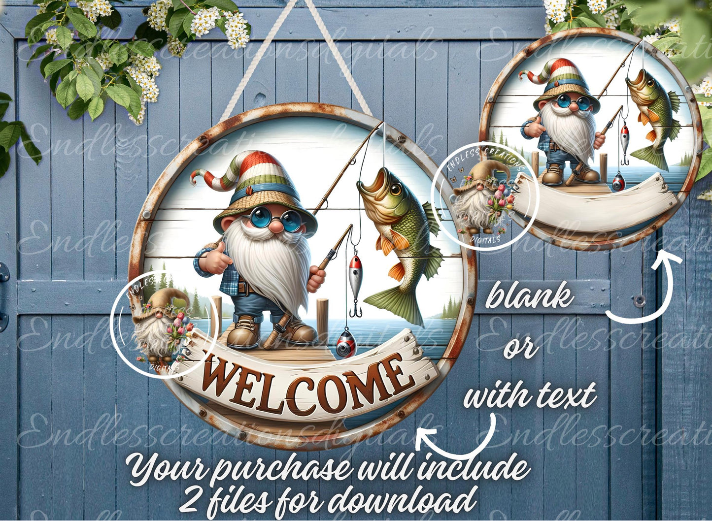 WELCOME SUMMER FISHING GNOME