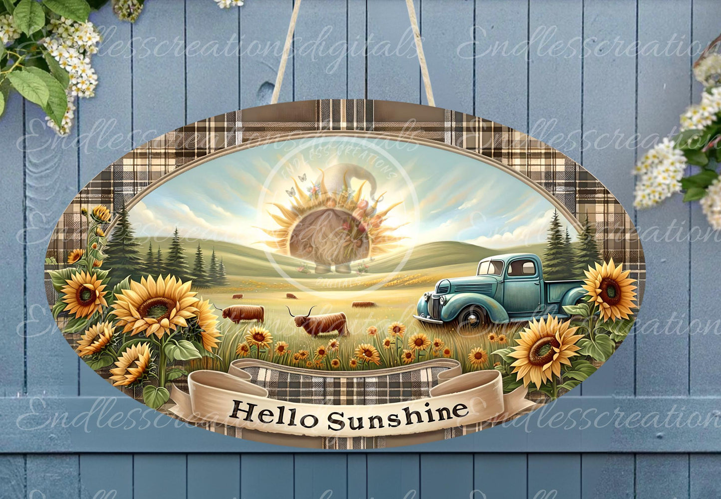 HELLO SUNSHINE OVAL DIGITAL