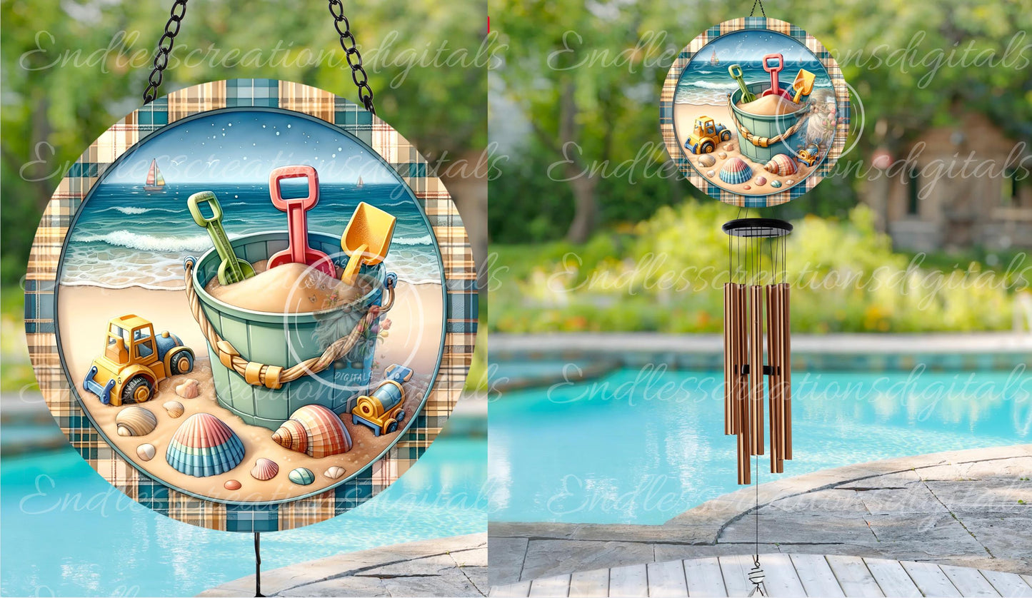 BEACH SAND SUMMER FUN ROUND