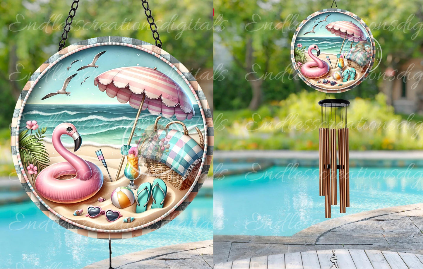 BEACH SAND SUMMER FUN ROUND