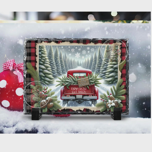 WINTER OLD RED TRUCK BUNDLE
