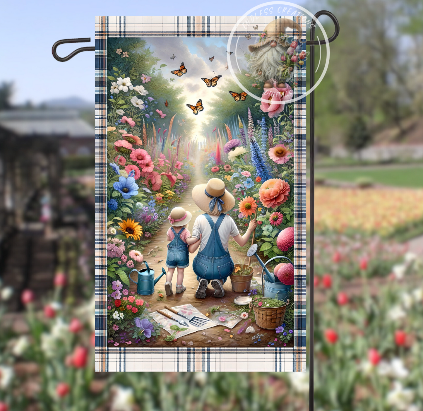 MOMMY'S GARDEN OF LOVE GARDEN FLAG