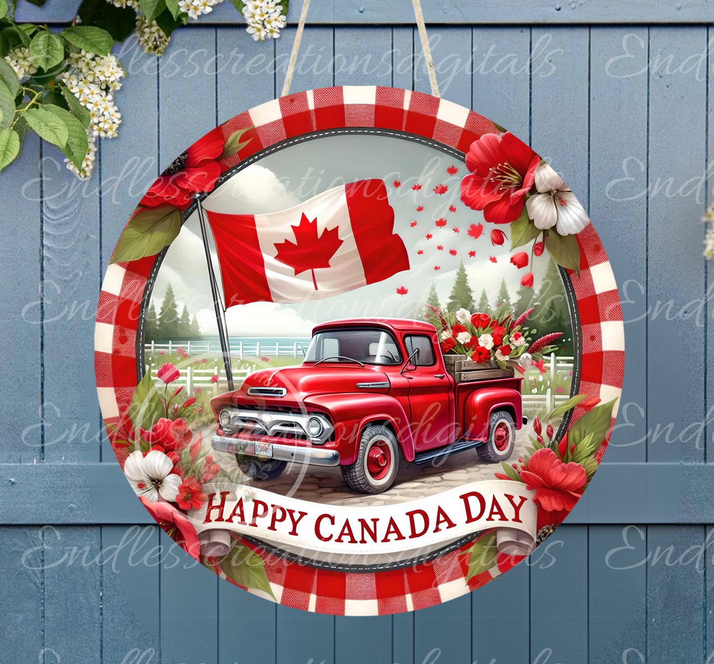 CANADA RED TRUCK PHYSICAL 10" ROUND 2 OPTIONS
