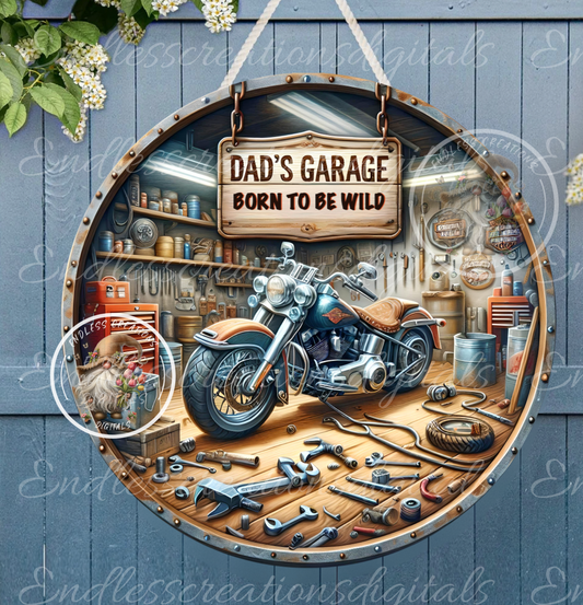 DAD'S WILD GARAGE FATHERS DAY