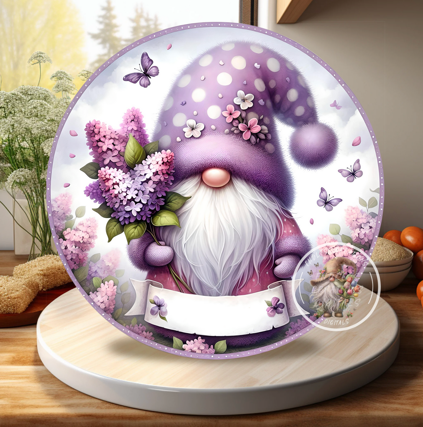 WELCOME LILAC GNOME SUMMER