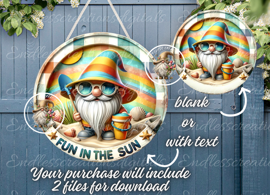 FUN IN THE SUN SUMMER GNOME