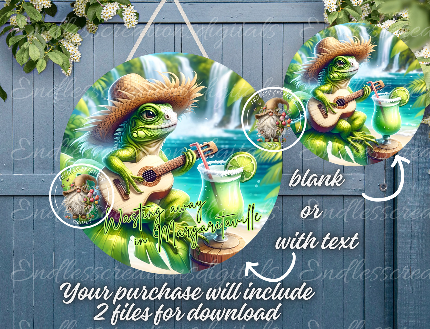 MARGARITAVILLE IGUANA SUMMER ROUND