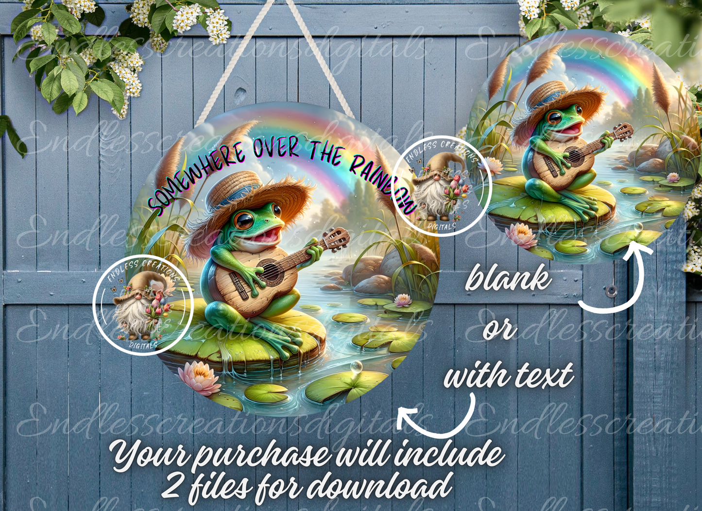 OVER THE RAINBOW SUMMER FROG