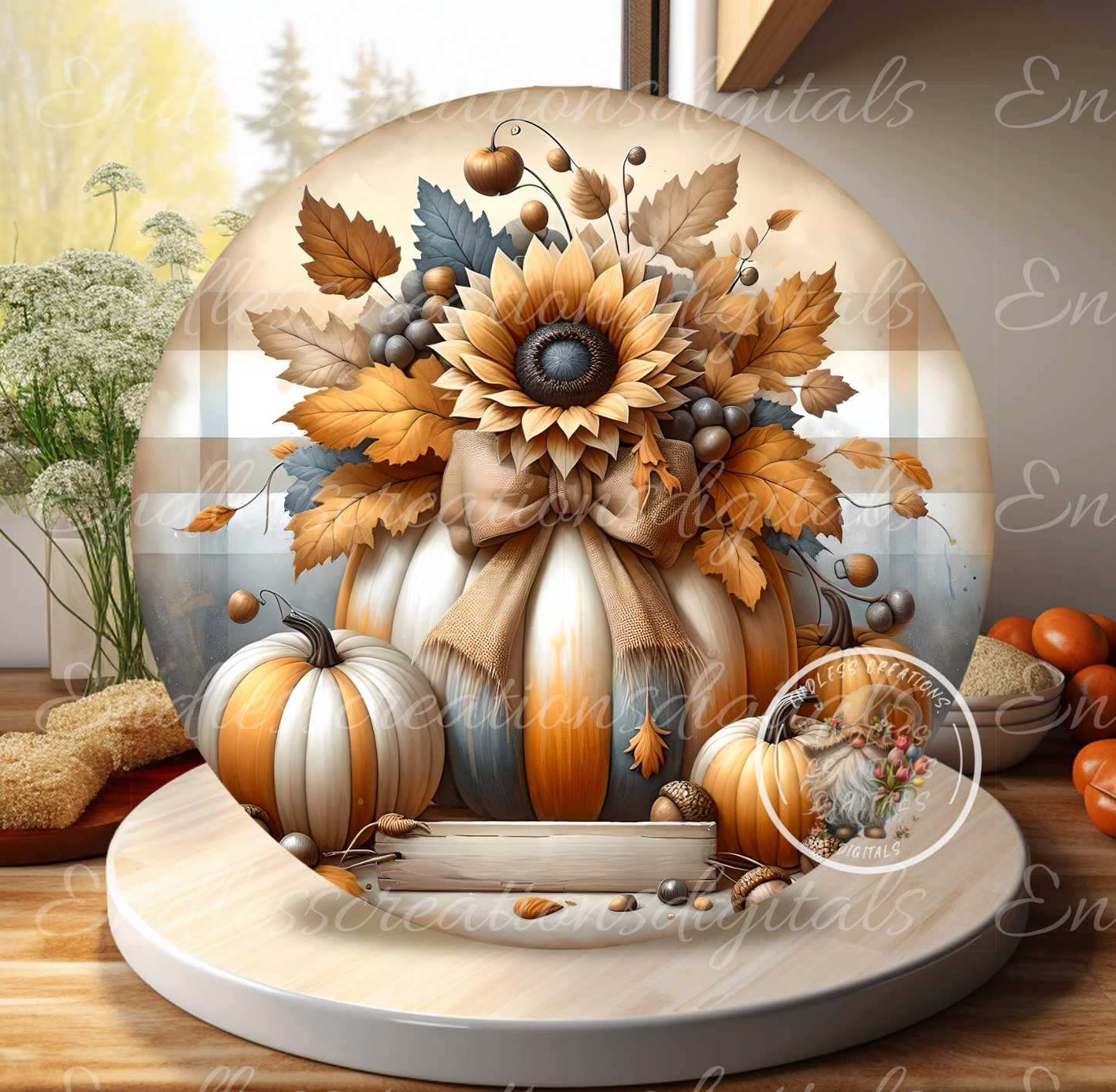 FALL FLORAL KITCHEN BUNDLE SET OF 5