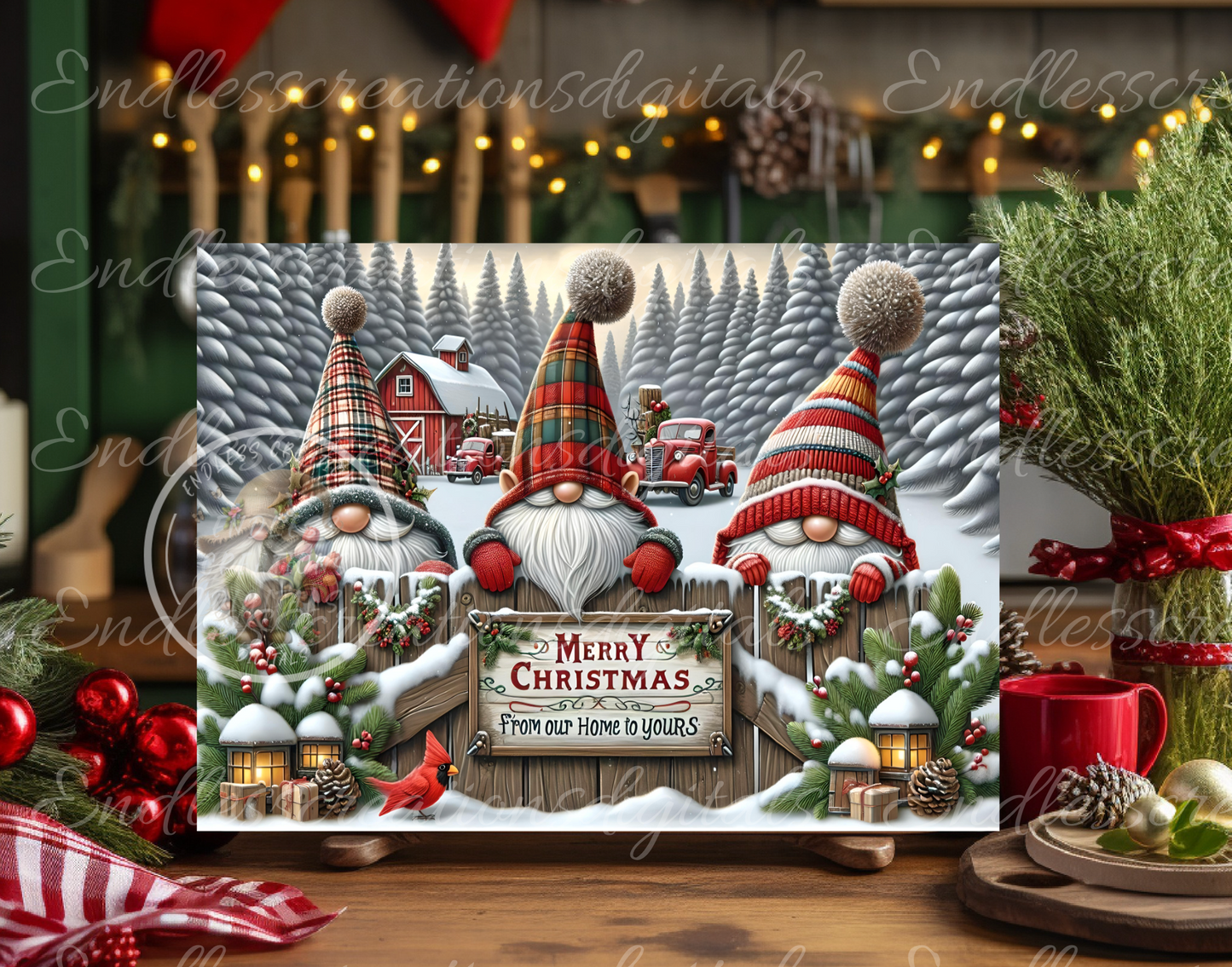 MERRY CHRISTMAS GNOMES
