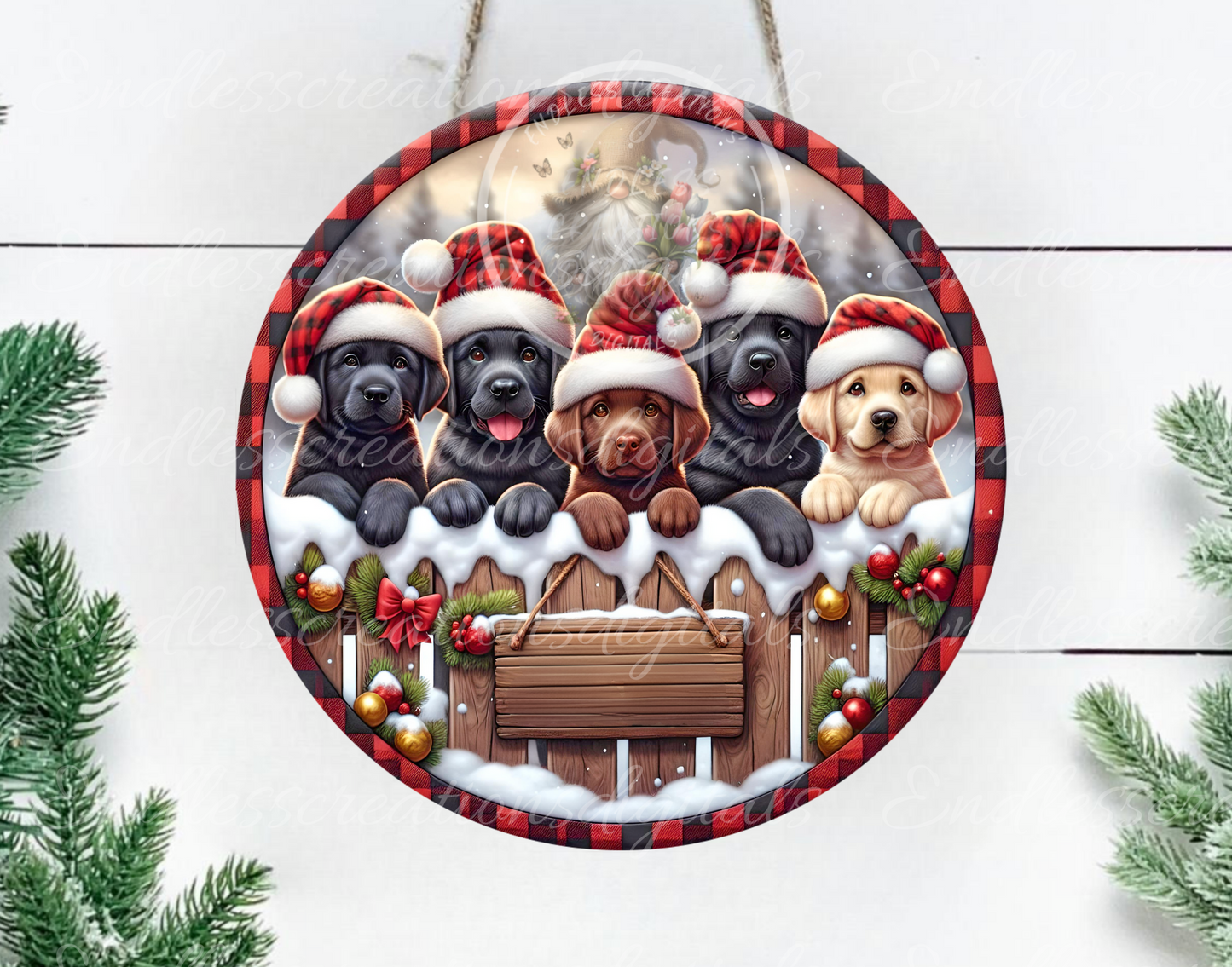 WAITING FOR SANTA PAWS CHRISTMAS